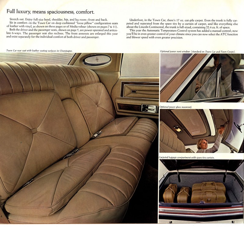 1978 Lincoln Continental Brochure Page 12